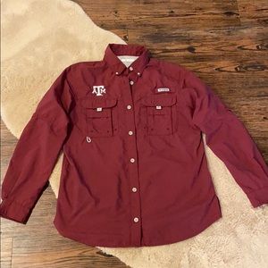Columbia Texas A&M Performance Fishing Shirt